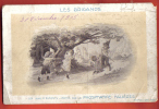 J191 Jeu Les Brigands,Les Jeux D'Enfants, édité Par La Phosphatine Falières.Angle Sup.droit Abimé,voir Scan.Cachet 1906 - Regionale Spiele