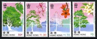 Hong Kong #523-26 Mint Hinged Tree Set From 1988 - Unused Stamps