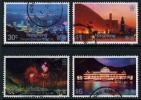 Hong Kong #415-18 Used Night Views Set From 1983 - Usados