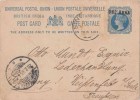 Br India Queen Victoria, Postal Stationery, UPU Card, 1 An Overprint, Used India As Per The Scan - 1882-1901 Imperium