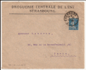 N706 - Provisoire STRASBOURG 1 - Novembre 1920 - Entête DROGUERIE CENTRALE DE L'EST - - Other & Unclassified