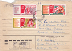 Registred Covers Send To Romania 1976 Nice Franking!! 3 Stamps Sent To  Romania. - Briefe U. Dokumente