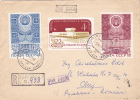 Registred Covers Send To Romania 1972 Nice Franking!! 3 Stamps Sent To  Romania. - Storia Postale