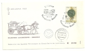 CHEVAL +  LUXEMBOURG = DIEKIRCH 1963 = Cachet Manuel TEMPORAIRE = DILIGENCE / MELUSINA 1963 - Lettres & Documents