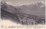 CPA - Suisse - Dent De Morcles, Glacier De Trient, Mont Blanc Et Dent Du Midi, Vue De Villars (obl. 1906) - Villars-les-Moines