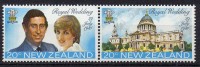 Nouvelle Zélande - 1981 - Mariage Lady Diana & Charles - 2 Timbres Neufs ** - Ongebruikt