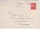 Norway Cover Sent To Denmark Larvik 4-2-1967 (there Is A Little Tear At The Top Og The Cover) - Lettres & Documents