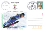 Jeux Olimpiques Vancouver 2010  SKI SARITURI,stamps Obliteration Concordante On Card - Romania. - Winter 2010: Vancouver