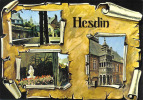 Carte Postale 62. Hesdin  Parchemin Trés Beau Plan - Hesdin