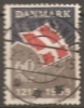 Dinamarca, Bandera Flag Drapeaux - Usado