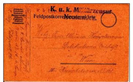 POLAND Official Postacrd From Neusandcz To Wien 1915 Censor - ...-1860 Voorfilatelie