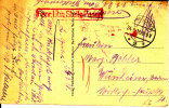 POLAND Postcard Warschau Censor 1918 - ...-1860 Vorphilatelie