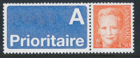 DENMARK/Dänemark, 2000 Queen Margerethe - 4.50 Kr Orange Red Ex Booklet** With Label - Unused Stamps