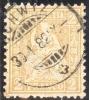 Schweiz 1882-01-30 Zu#44 Gestempelt Schwyz 2.Rp. Sitzende Helvetia Faserpapier - Usados