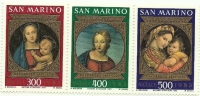 1983 - San Marino 1129/31 Quadri Di Madonne    +++++++ - Paintings