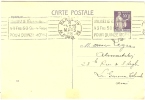 REF LDR5 / 6 - EP CP PAIX 55c REPIQUAGE QUANTIN PARIS / LA GARENNE COLOMBES 8/3/1938 - Cartes Postales Repiquages (avant 1995)