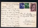 RB 753 - Hungary Postcard Mixed Franking To London - Cartas & Documentos