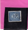 ITALIA REPUBBLICA ITALY REPUBLIC 1955 1957 SEGNATASSE POSTAGE DUE TASSE TAXE 10 LIRE STELLE 4 STARS USATO USED OBLITERE´ - Impuestos