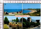 EQUEURDREVILLE  - 4 Vues  :  La Plage De La Saline, L'Eglise, Les Jardins De L' Hôtel De Ville - Equeurdreville