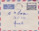 MARCOPHILIE - PORT GENTIL - GABON - 1957 - COLONIES - A.E.F - N°234 - AVION - LETTRE - Altri & Non Classificati