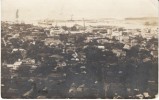 Honolulu HI Hawaii Skyline, Message From Fort Kemehameha Soldier C1920s Vintage Real Photo Postcard - Honolulu