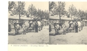 CARTE STEREO SCOPIQUES )) SCENES ANIMEES  LL 8  UN ATTELAGE BEARNAIS/  ANIMEE - Cartoline Stereoscopiche