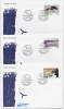 FAEROE ISLANDS 1996 Kamban Paintings Set On  3 FDCs..  Michel 305-07 - Faroe Islands