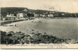 CPA 29 ENVIRONS DE DOUARNENEZ TREBOUL LA PLAGE DES SABLES BLANCS LES VILLAS LES HOTELS 1915 - Tréboul