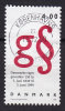 Denmark 1999 Mi. 1214     4.00 Kr Grunggesetz Buchstabe "g" Paragraphenzeichen Deluxe Cancel !! - Oblitérés