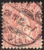 Schweiz 1882-04-29 Gestempelt Genève 10 Rp. Sitzende Helvetia Faserpapier - Usati