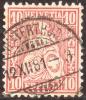 Heimat ZH Winterthur 1881-12-12 Zu#46 Gestemeplt Sitzende Helvetia Faserpapier - Usados