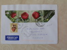 25/128     LETTRE  ROUMANIE - Roses