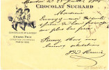 Zwitserland, Entier 1905, Chocolat Suchard (4600) - Carnavales