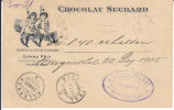 Zwitserland, Entier 1905, Chocolat Suchard, Impayé (4601) - Karnaval