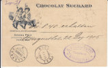 Zwitserland, Entier 1905, Chocolat Suchard, Impayé (4601) - Carnavales