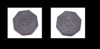 5 KLEINGELDERSATMARKE - STADT LANDAU PFALZ 1917 - Monedas/ De Necesidad