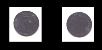 10 KLEINGELDERSATMARKE - STADT BINGEN (RHEIN) 1918 - Monedas/ De Necesidad