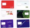 BELGIO (BELGIUM) - (GSM)  - LOT OF 6 SIM CARD DIFFERENT -  USED WITHOUT CHIP  -  RIF. 5083 - [2] Prepaid- Und Aufladkarten