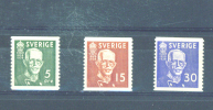 SWEDEN - 1938  80th Birthday Of King Gustav  MM - Unused Stamps