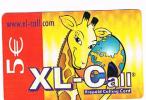 BELGIO (BELGIUM) - EXPERCOM  (REMOTE)  - XL CALL: GIRAFFE WITH GLOBE    - USED °  -  RIF. 5067 - Oerwoud