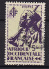 Afrique Occidentale Francaise A. O. F. 1945 Mi. 19     5 Fr Kolonialsoldaten - Usados