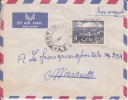 MARCOPHILIE - PORT GENTIL - GABON - 1957 - COLONIES - A.E.F - N°234 - AVION - LETTRE - Sonstige & Ohne Zuordnung