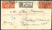 GREAT BRITAIN 1927 - REGISTERED COVER With RAILWAYS CANCELLATION - Cartas & Documentos