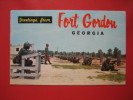 - Georgia > Fort Gordon  Military Training With M 14 Rifle  1968 Cancel     Early Chrome         ==-  ==  == Ref 254 - Savannah