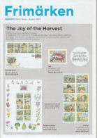 Sweden Brochures Frimärken 2023 The Joy Of Harvest - Christmas - Sauna - Cartas & Documentos