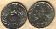 USA  UNITED STATES 1/4 DOLLAR GEORGIA APPLE FRUIT FRONT WASHINGTON  HEAD BACK 1999 D READ DESCRIPTION CAREFULLY !!! - 1999-2009: State Quarters