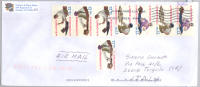 Busta Viaggiata AIR MAIL  C.13 USA - FOR INDEPENDECE - Blacksmith - Leatherworker - Seamstress - Wheelwright - Poststempel