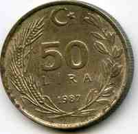 Turquie Turkey 50 Lira 1987 KM 966 - Turkije