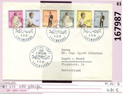 Luxemburg - Luxembourg - Michel 649-654 Auf Echt Gelaufenem FDC - FDC