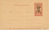 REF LANV1 - MARTINIQUE - EP CARTE LETTRE 10c NEUVE - Cartas & Documentos